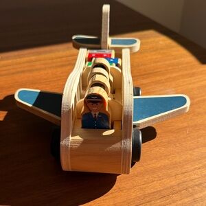 Melissa & Doug Wooden Toy Airplane